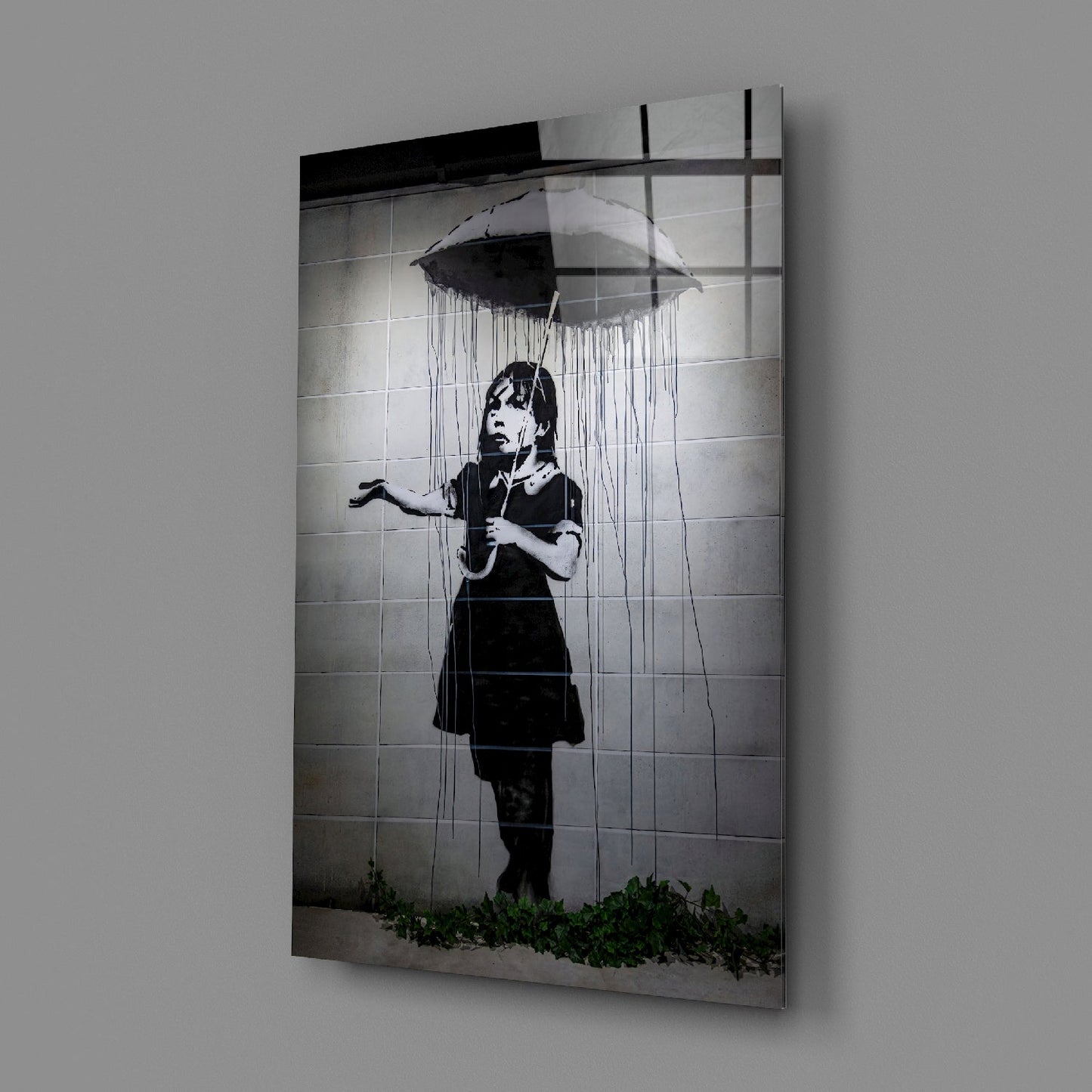 Escape To The Rain Glass Painting