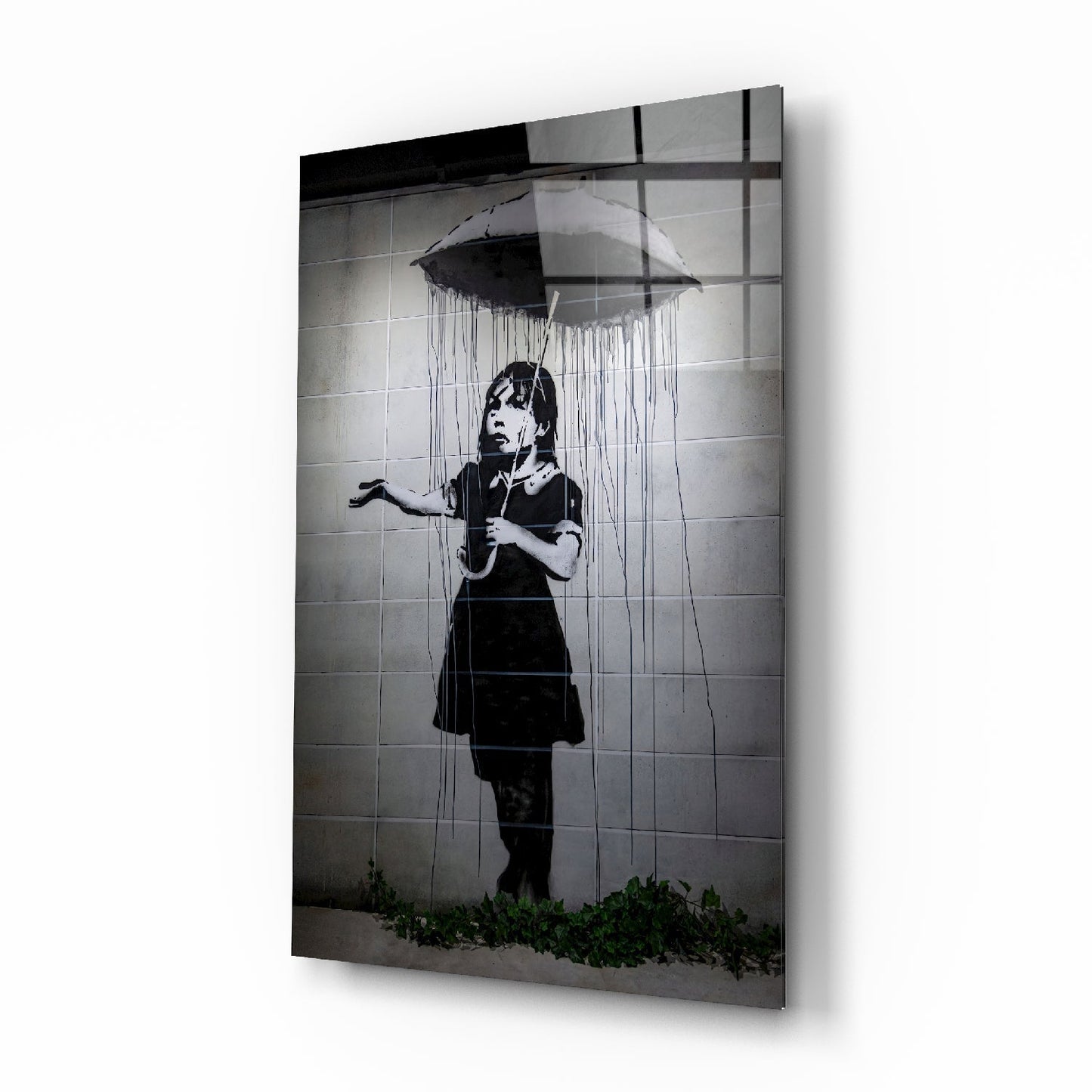 Escape To The Rain Glass Painting